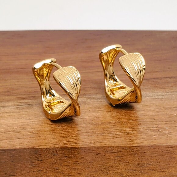 14K Gold Womens Small Hoop Earrings Ladies New 14 K Silver Hoops Jewelry